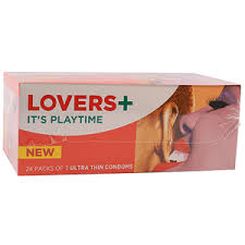 lovers+ Condoms Ultra Thin 24x3's